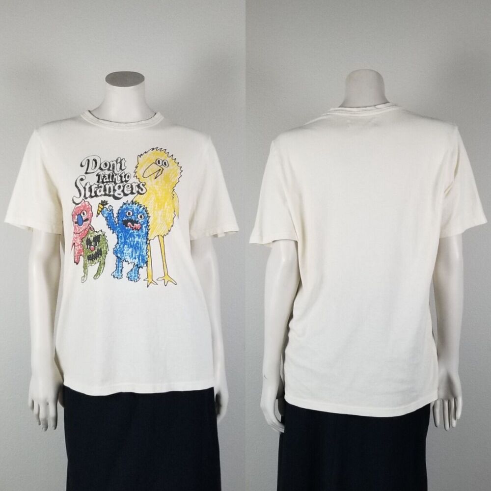 Imogen + Willie The "Strangers" Retro Cartoon 7oz Midweight Graphic Tee Size M